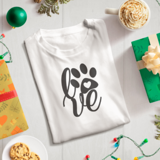 Paw Print Love shirt