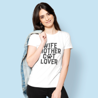 Wife Mother Cat Lover shirt